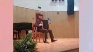 А. Кокорин "Тарантелла" Баянист Илья Корешков Новосибирская специальная музыкальная школа