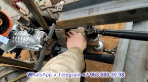 Самодельный минитрактор полный привод. Рама, кпп, дигатель.