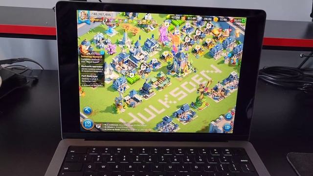 Rise of kingdoms - official PC version on M1 pro macbook