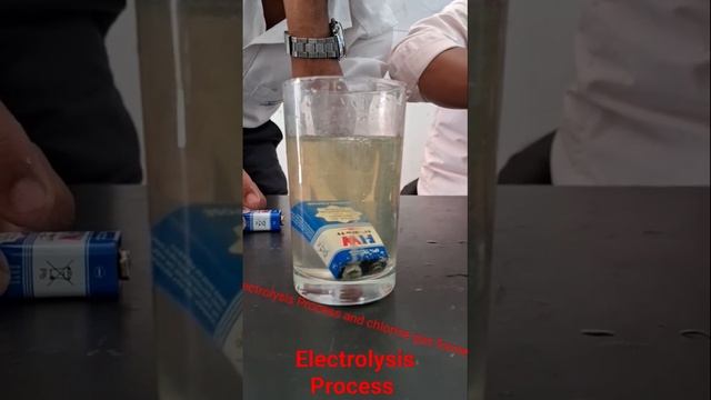 Electrolysis Process of NaCl with water