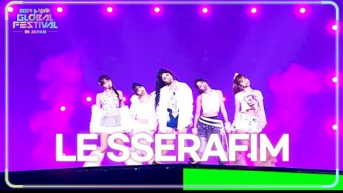 LE SSERAFIM "EASY (remix) + CRAZY" [Music Bank GFJ] 241219