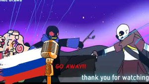 Error404 vs KingOfMultiverse [Extra scene] Ink and Error Озвучено русс HSP