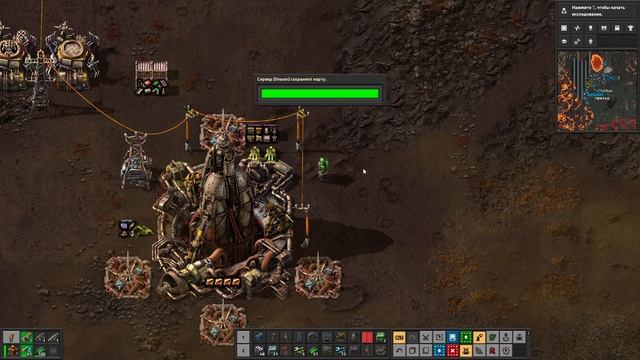 Factorio Space Age собираем лут для полета на планету Глеба