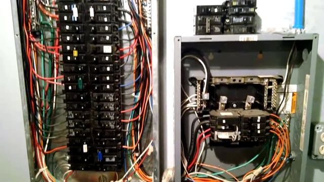 200 Amp Cutler Hammer Breaker Panel - SquareD QO Sub Panel смотреть онлайн