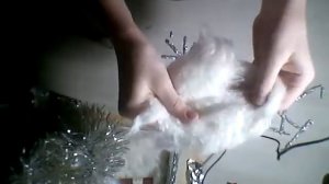 Снежинка из фольги