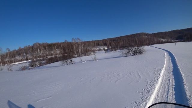 На снегоходе, урочище Загайновск смотреть онлайн