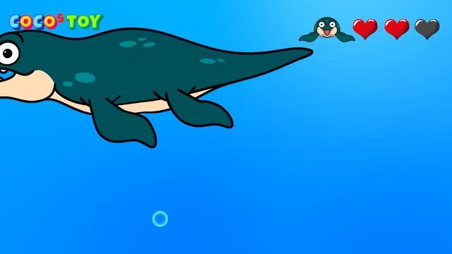 I have to solve the quiz to find my father!ㅣIchthyosaurus, dinosaurs kidstoonㅣCoCosToy смотреть онлайн
