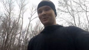 Волшебный турник в лесу. Выход силой на 2 руки с первой попытки!