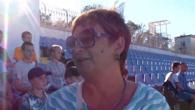 Воспитанники Лозовской школы-интерната на игре "ТСК-Таврии"