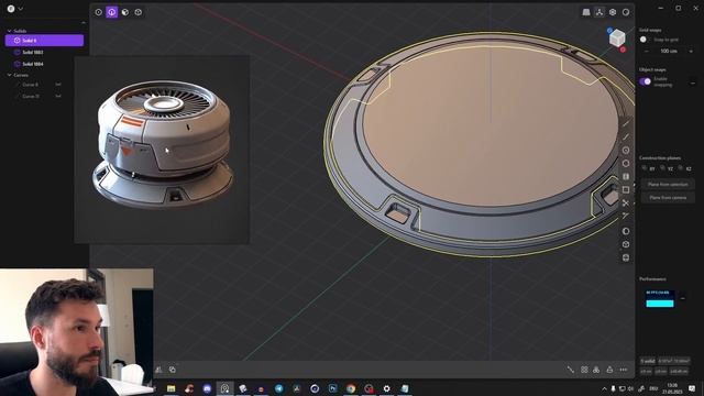 Best 3D Software! Plasticity Beginner Tutorial Sci Fi Hard Surface Design - Nikita Kapustin