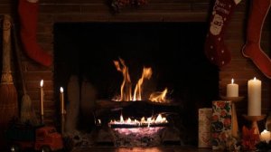 Живая картина - камин HD рождественский | 1Dtv