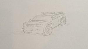 как нарисовать объёмную машину карандашом! Новая рубрика с папой