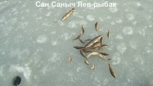 Предновогодняя зимняя рыбалка