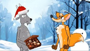 Новогодний Мульт Анекдот |  Как Козёл Лисе Подарок Дарил