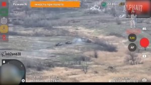 Штурм большой бронетанковой колонны из шести машин