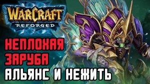 Неплохая заруба между Альянсом и Нежитью_ Infi (Hum) vs Happy (UD) Warcraft 3 Reforged