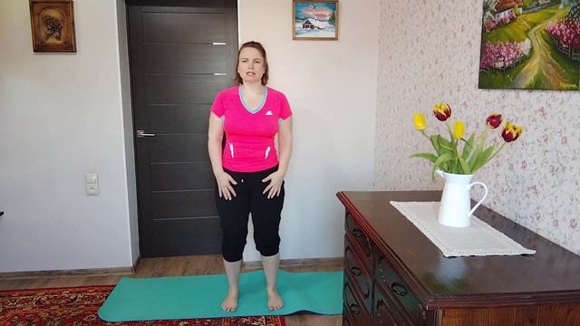 Упражнения при остеохондрозе / Баланс / Упражнения для шеи в конце смотреть онлайн