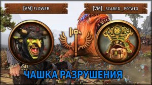 Чашка Разрушения  | [VM] flower VS [VM]_scared_potato | Total War: Warhammer III