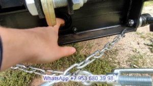 Самодельный минипогрузчик с ВОМ и крышей. Новая модель.