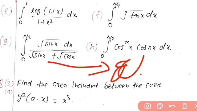 Lnmu Part 2 math Honours Paper 3 VVI Question 2023🔥Integral Calculus VVI Question 2023