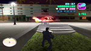 Буйство в GTA Vice City за 1 минуту - Миниган