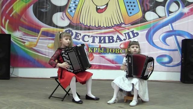 Е.Дербенко "Острый ритм" Дуэт "Фантастика" Сёстры Кливитенко: Алёна - 8 лет, Настя-5 лет