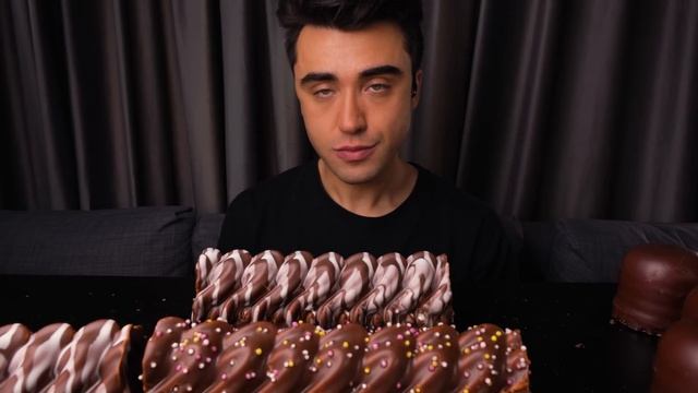 ASMR Chocolate Marshmallow, Candy, Ice Cream Bars 초콜릿 디저트먹방 Mukbang Eating Sounds