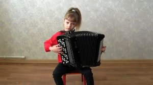 И.С. Бах "Фугетта" Баянистка Алёна КЛИВИТЕНКО 8 лет Ст. Крыловская