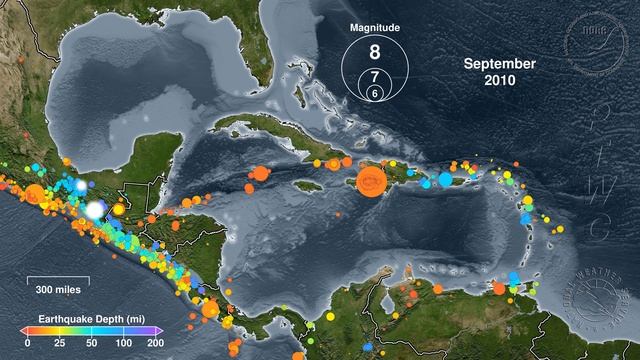 Earthquakes of the Caribbean-  2001 - 2020_4K_60fps