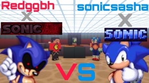 Redggbh x sonic.exe vs sonicsasha x sonic (Новые роли Соник и Соник.ехе в Амонг ас в майнкрафте)