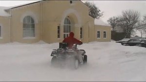BOMBARDIER TRAXTER 650 АКИМОВКА ЗИМОЙ