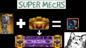 Super Mechs №7 Бомбезная серия. Нереальный дроп с ящика!