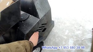 Минитрактор UT-20 4х4 на гидроходу. Обшивка задней полурамы.