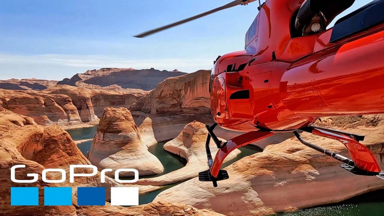 GoPro: Relaxing Helicopter Flight Over Lake Powell | Coffee Break