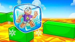 роблокс, но ты ЛЕД КУБ! перевод - CookieBlox