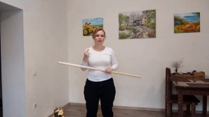 Упражнения с гимнастической палкой /Авторский комплекс