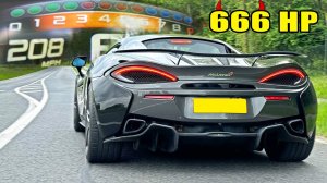 666ЛС McLaren 540C 332КМ/Ч 0-100 100-200 200-300 РАЗГОН И ЗВУК AutoTopNL