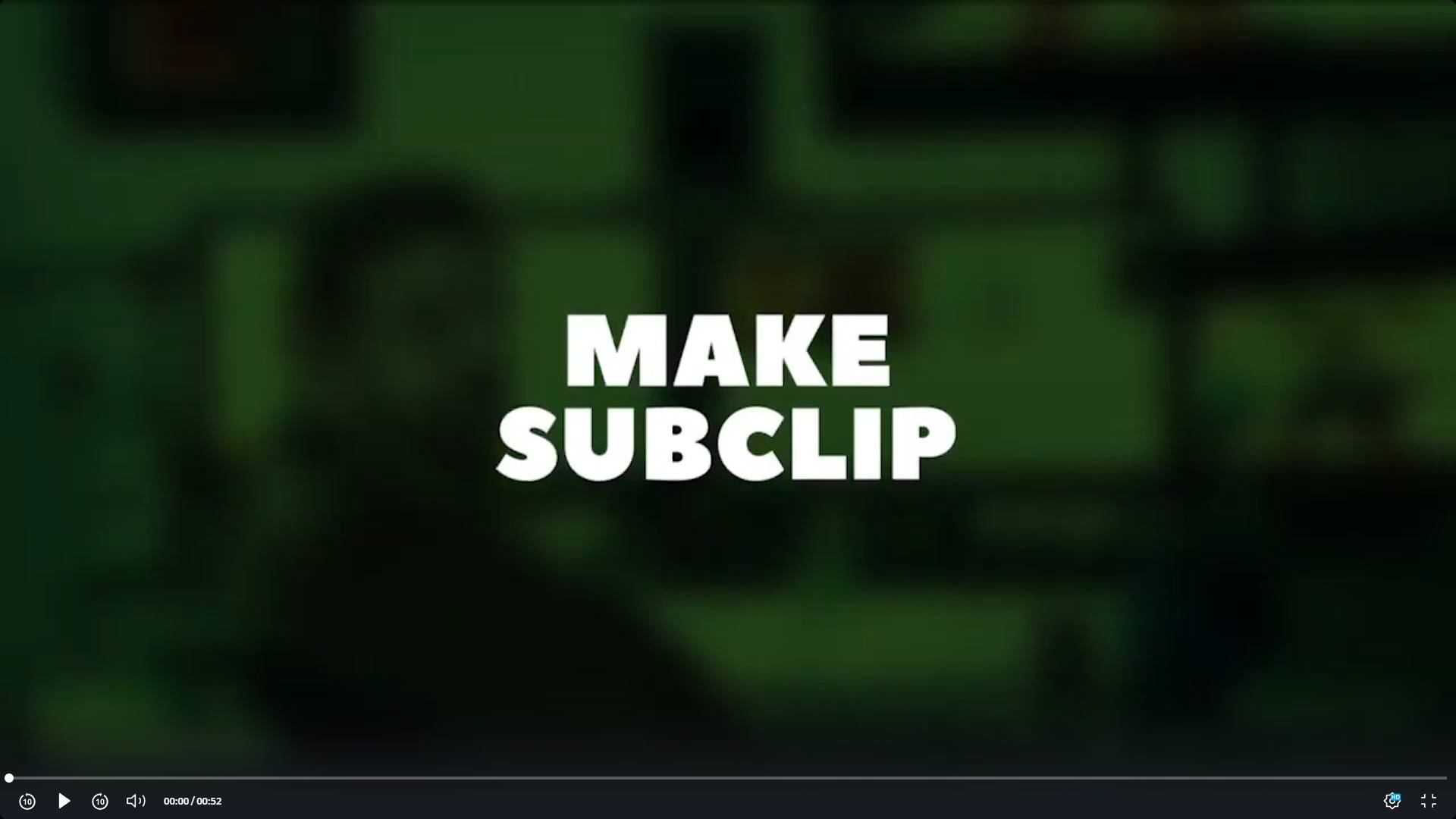 Make Subclip