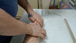 Колбаса из куриной грудки.