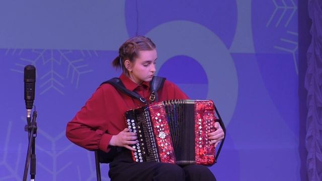 Е. Дербенко "Цыганочка" Играет гармонистка Анастасия Шмидт НОККиИ Новосибирск
