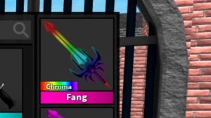 I just got a chroma Fang knife in MM2!!!!