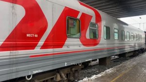Киров. Новогодний ретро поезд.