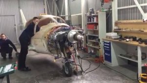 Start Lycoming IO-390