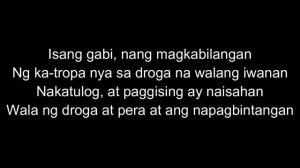 Abra ft. KZ Tandingan - Bolang Kristal LYRICS