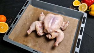 х5 раз СОЧНЕЕ! Этот способ сделает курицу сочным. Курица целиком.