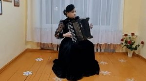 "Распрягайте хлопцы коней"(обр.С.Гардейчик) Играет баянистка Элина Хабирова 11 лет