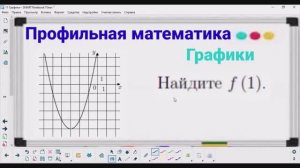 11-8 График функции - Парабола | Профильная математика