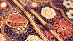 Ирландское кружево -🍂🍁🌰Жилет "ЗОЛОТО ОСЕНИ"