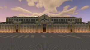 Крытый рынок в русском стиле в майнкрафт (Российская Империя)