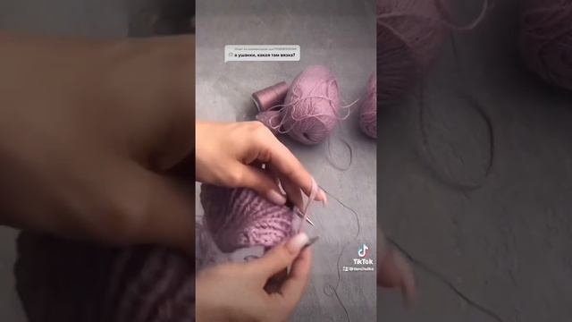 #ушанка #ушанкаспицами #вяжемузоры  #шапкаспицами #резинкаспицами